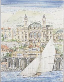 Regata frente al Casino de Montecarlo