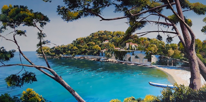 El sendero de los aduaneros de Cap Ferrat